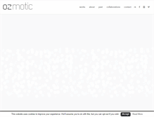 Tablet Screenshot of ozmotic.it